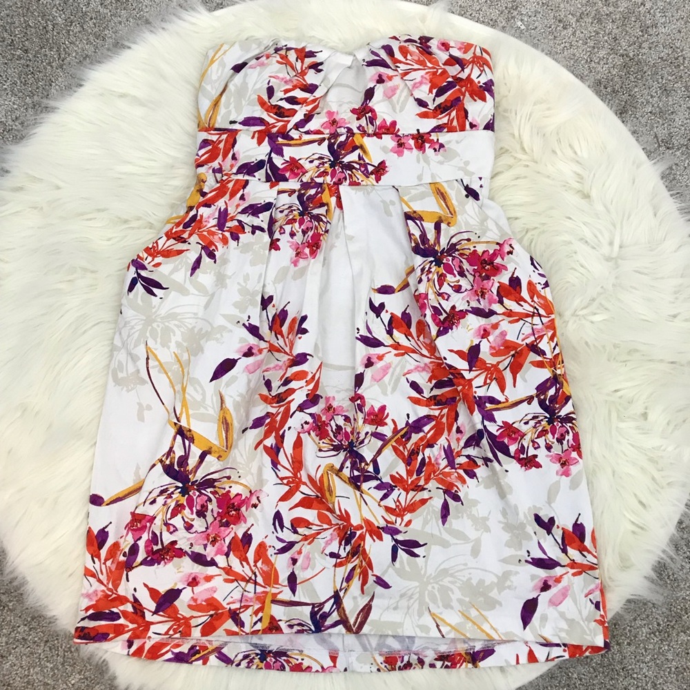 🔥Closing Sale🔥 Torrid Strapless Floral Dress